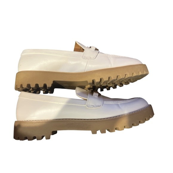 a new day White and Gold Loafers Slip-Ons - Picture 3 of 4